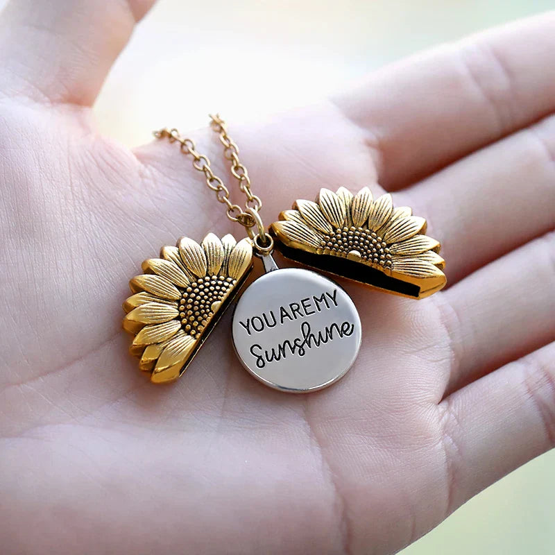 "You Are My Sunshine" Necklace – Meaningful Gift for Her