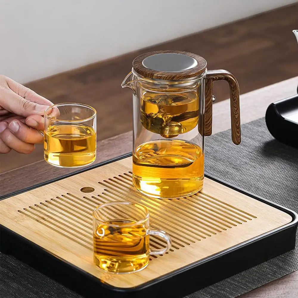 Elegant Heat-Resistant Glass Teapot with Infuser