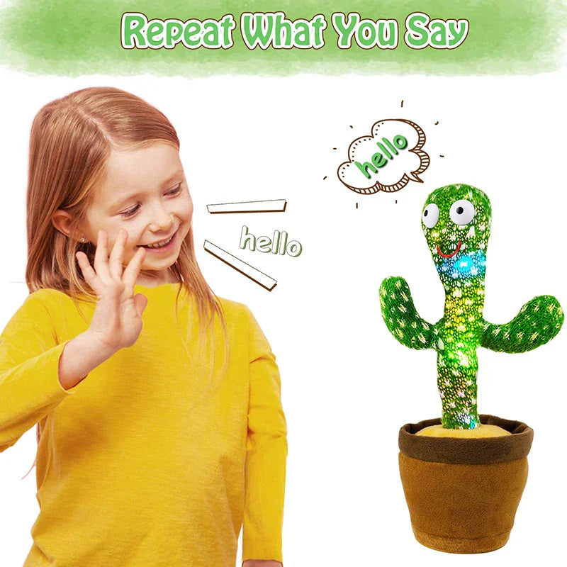 Animated Dancing & Talking Cactus – Fun Interactive Plush