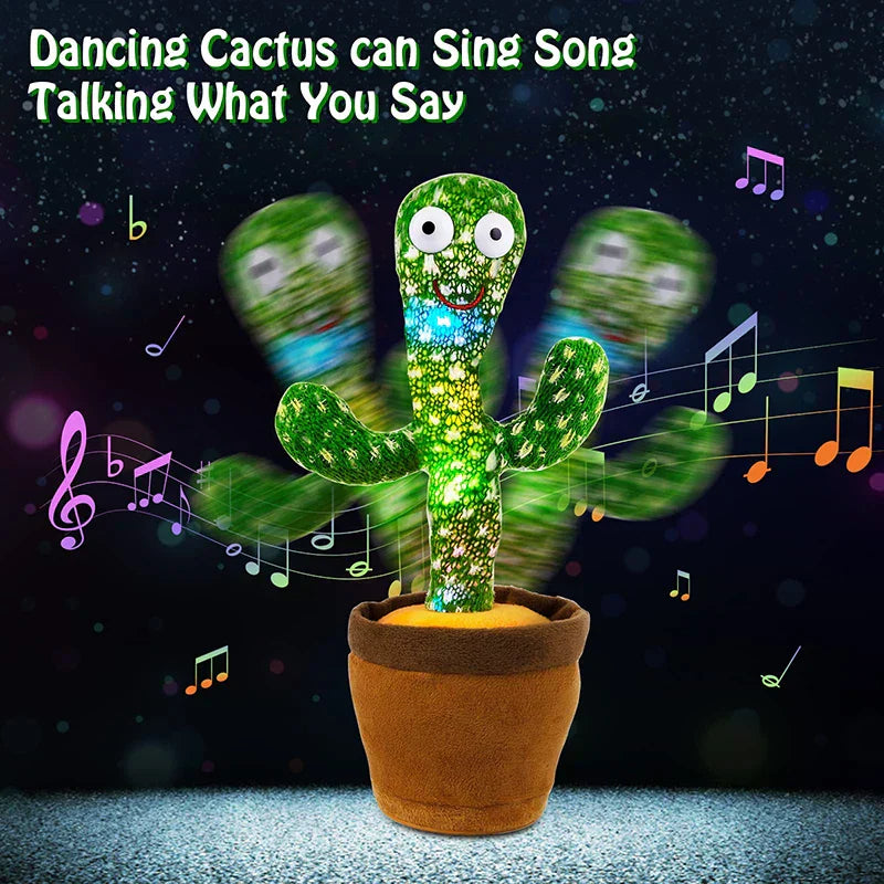 Animated Dancing & Talking Cactus – Fun Interactive Plush