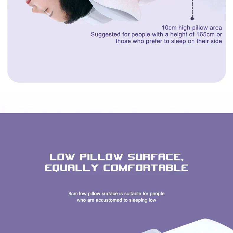 Orthopedic Memory Foam Pillow – Butterfly Shape for Neck Support