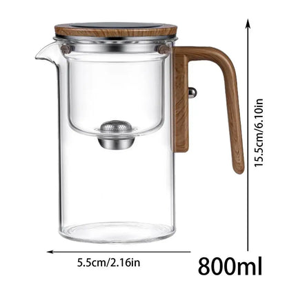 Elegant Heat-Resistant Glass Teapot with Infuser