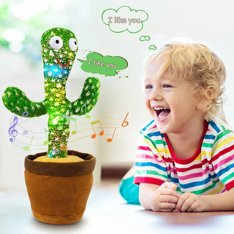 Animated Dancing & Talking Cactus – Fun Interactive Plush