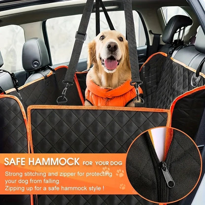 Premium Dog Car Hammock – Scratch-Proof & Waterproof