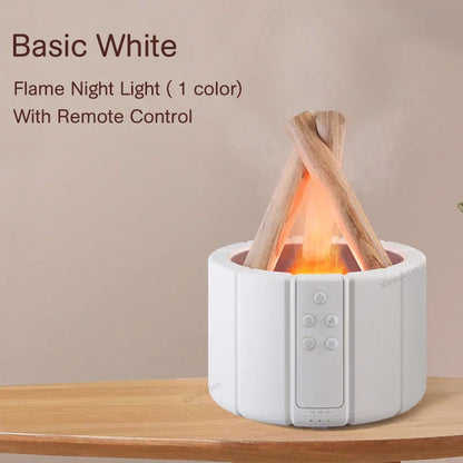 Simulated Flame Aromatherapy Diffuser – Relaxing & Stylish