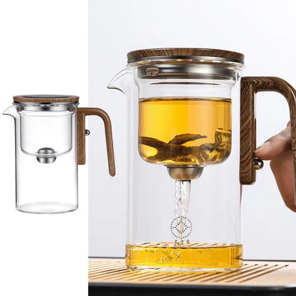 Elegant Heat-Resistant Glass Teapot with Infuser